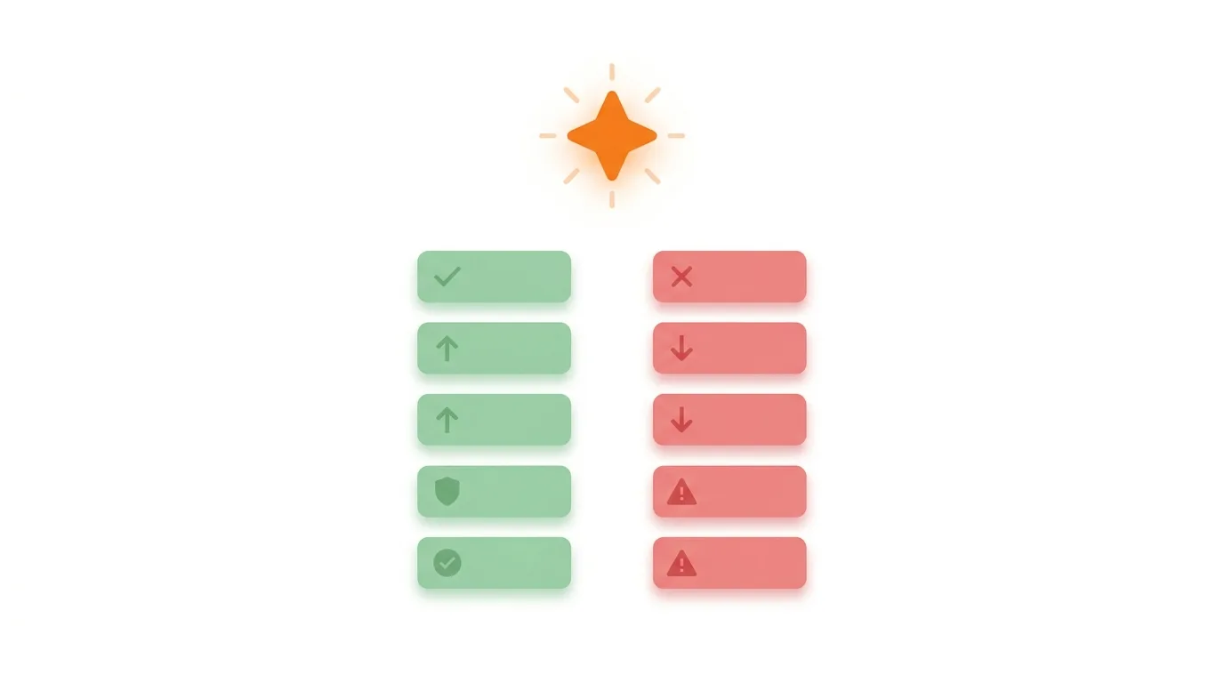 AI-Generated Pros & Cons in Decisioner